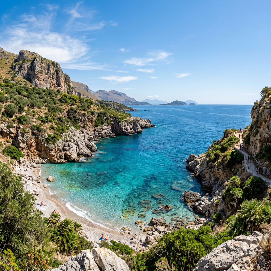 La costa della Riserva dello Zingaro